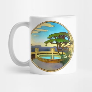 Parnassus Round Open Roof Terrace Mug